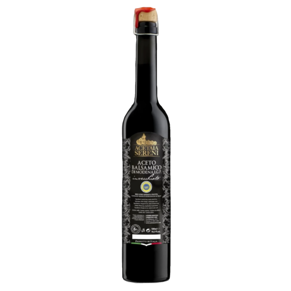 Aceto Balsamico di Modena IGP schwarze Etikette - Invecchiato 500 ml