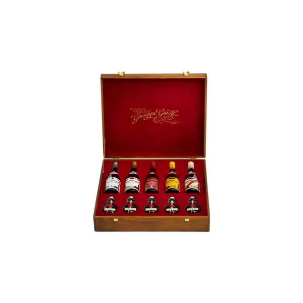 Lo Scrigno - Pavarotti Collection Aceto Balsamico Giusti 5 x 250 ml und 5 x 20 ml
