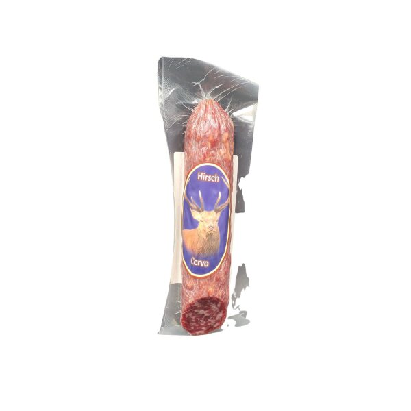Salame con Cervo 1/2 S.V.  ca. 200 g