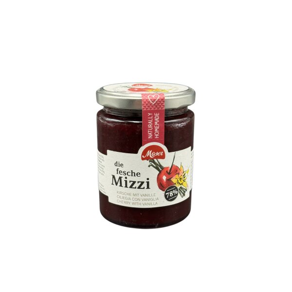 Marmellata di Ciliegie con vaniglia "Mizzi" dall Alto Adige 340 g