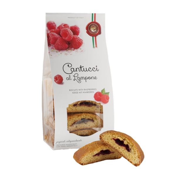 Cantuccini with raspberries 200g