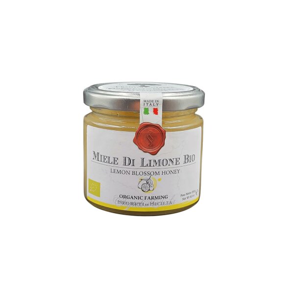 Organic Lemon Honey from Sicily 250 g/8.81 oz 