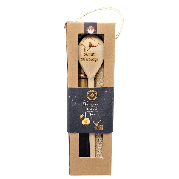 Kit Risotto mit Hirsch und Olivenöl Extravergine 250 g + 250 ml - fc