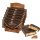 Torrone Busta Pergamena Friabile con Mandorle, ricoperto di Cioccolato 150 g