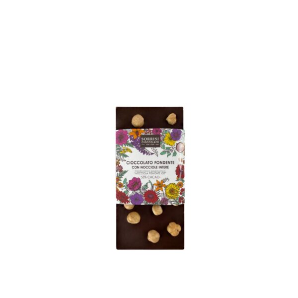 Bitterschokolade mit ganzen Haselnüssen 80 g - as