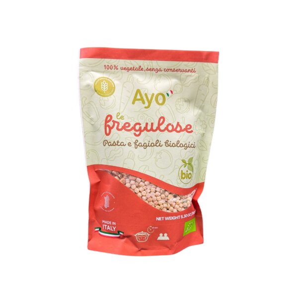 Bio Fregulosa Pasta & Fagioli - 2 Porzionen - 150 g