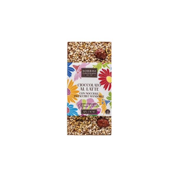 Milchschokolade mit getrocknete Früchte 80 g
